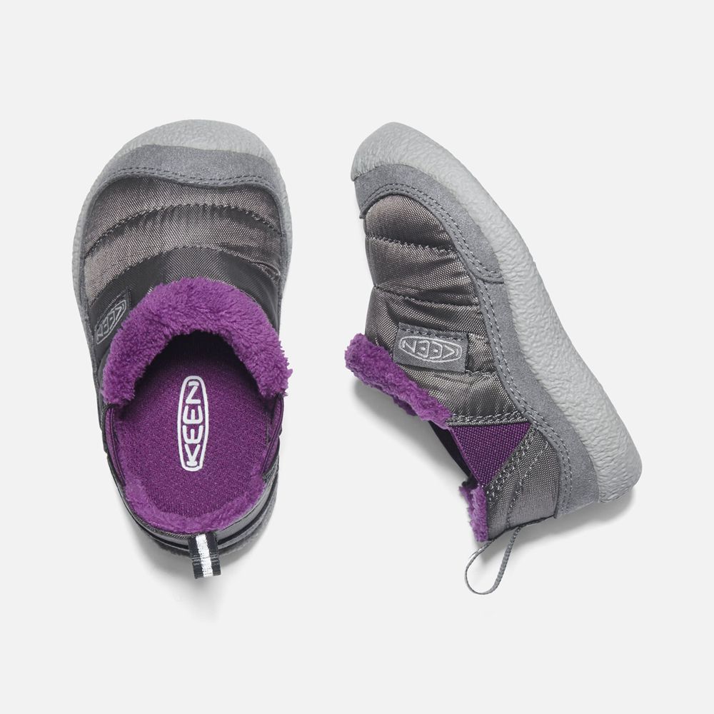 Zapatos Marca Keen Mexico Grises/Morados - Niños Howser Ii - JG4683970